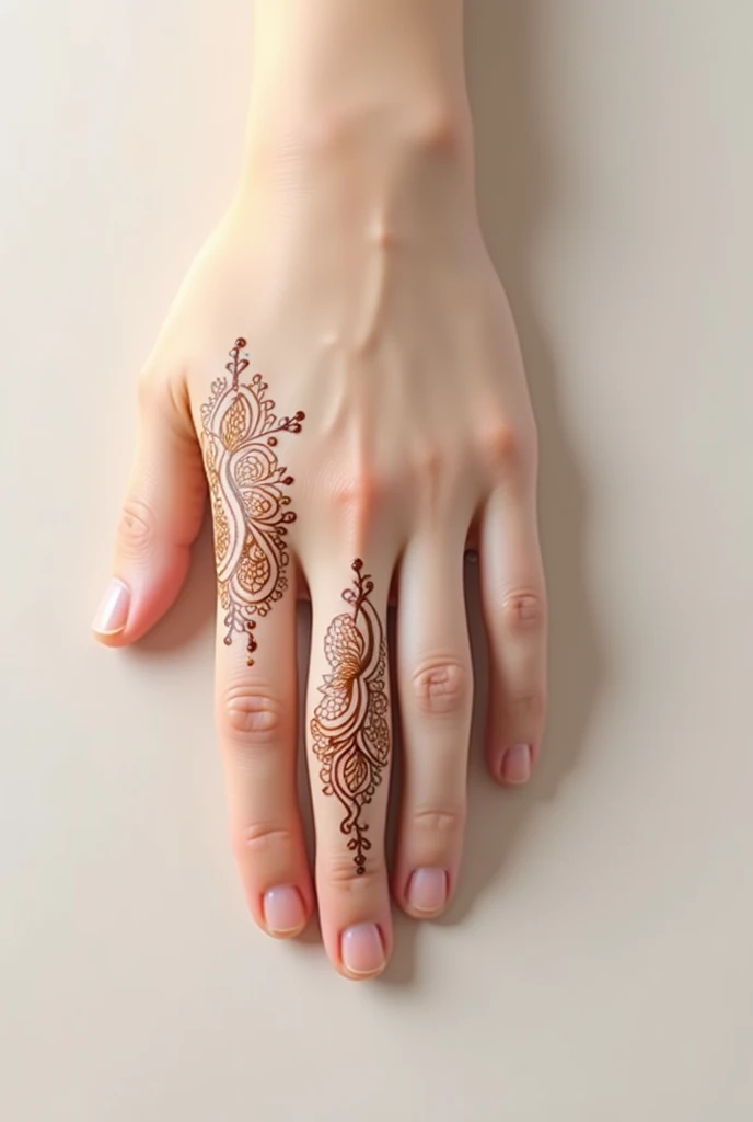 generate modern and simple Shadi Special mehndi design on beautiful hand