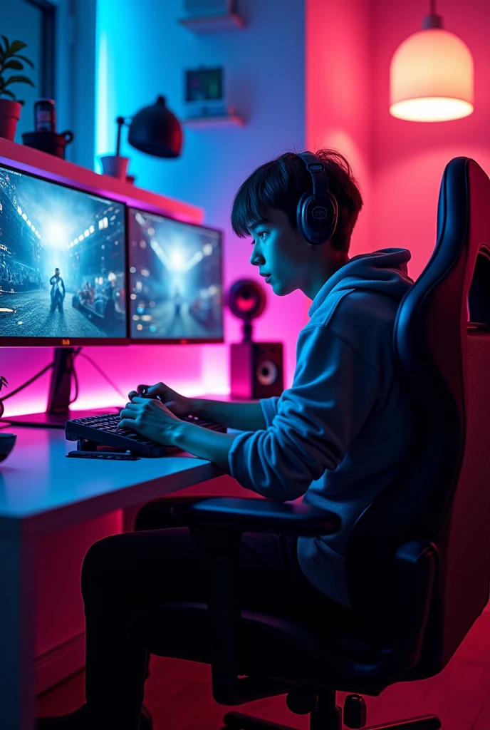 Generate me an image which has a gamer mode
