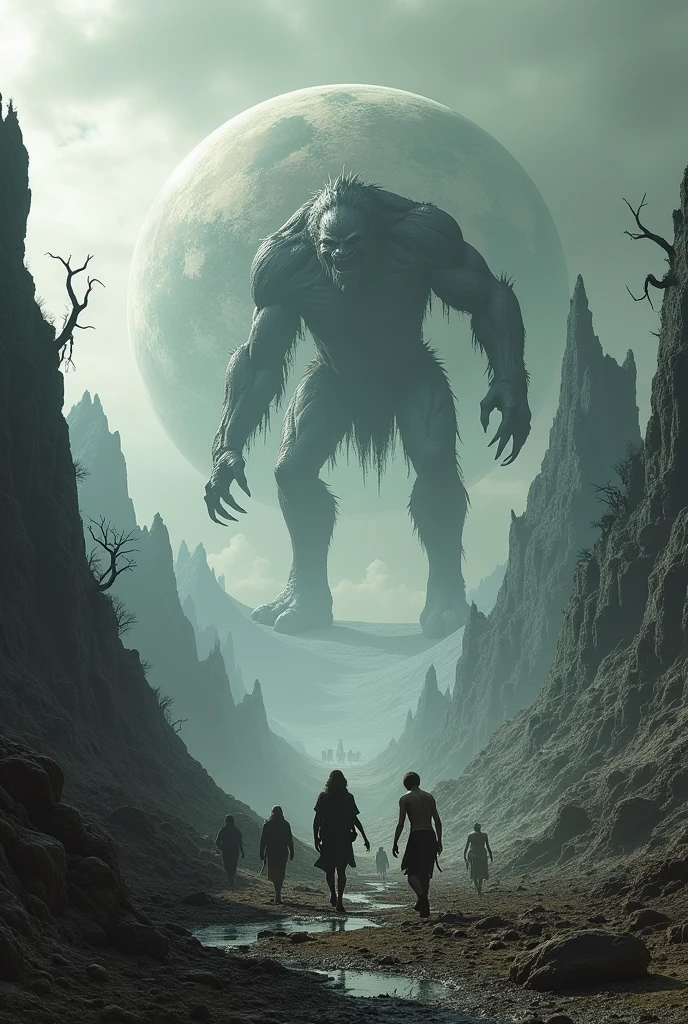The entire earth has been destroyed in 2165. No life on Earth is alive, oxygen has also been destroyed, only a few creatures are left which are destroying humans on Earth.
