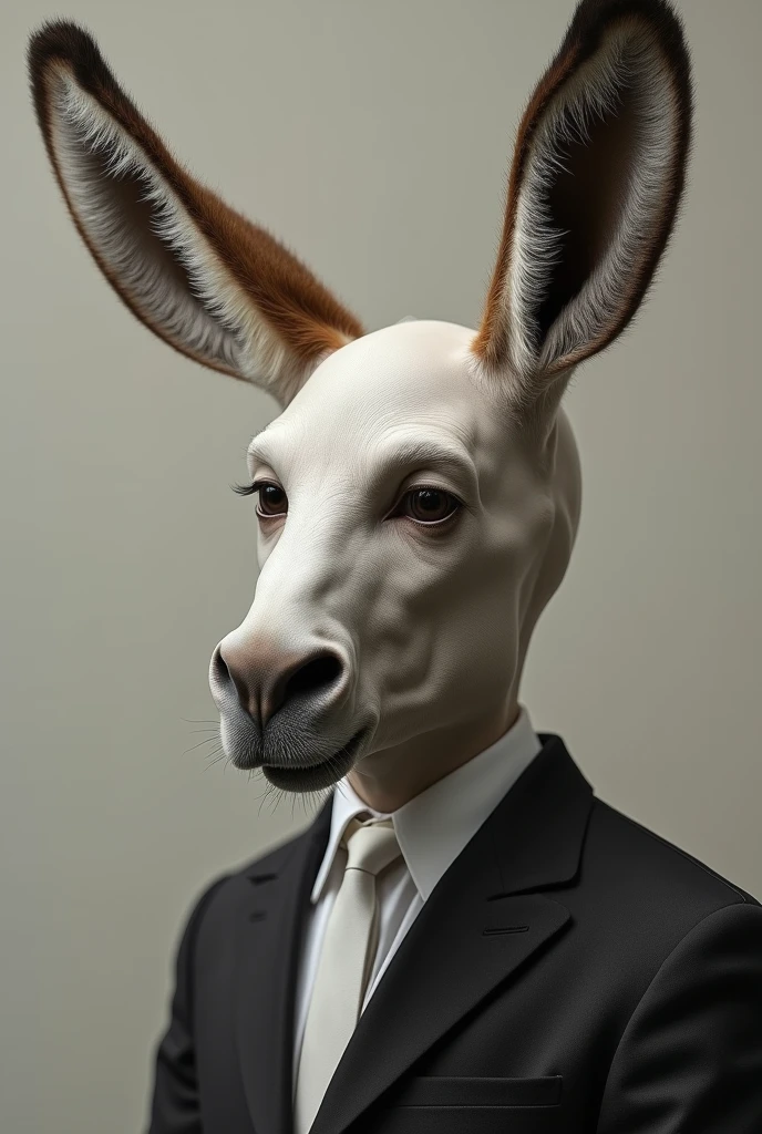 Brazilian judge Alexandre de Moraes with no hair and donkey ears