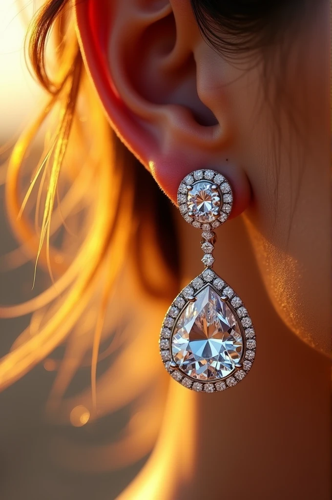 American diamond earing