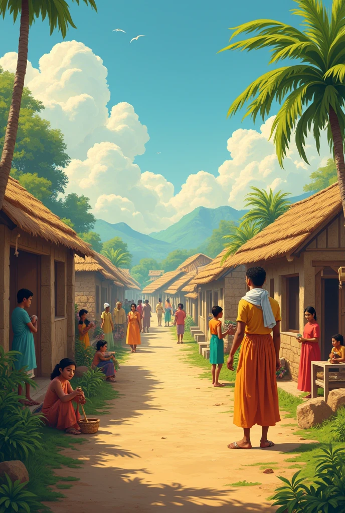Since then there was no shortage, sorrow or suffering in the village.Rahul realized that true happiness is being happy with the happiness of others.