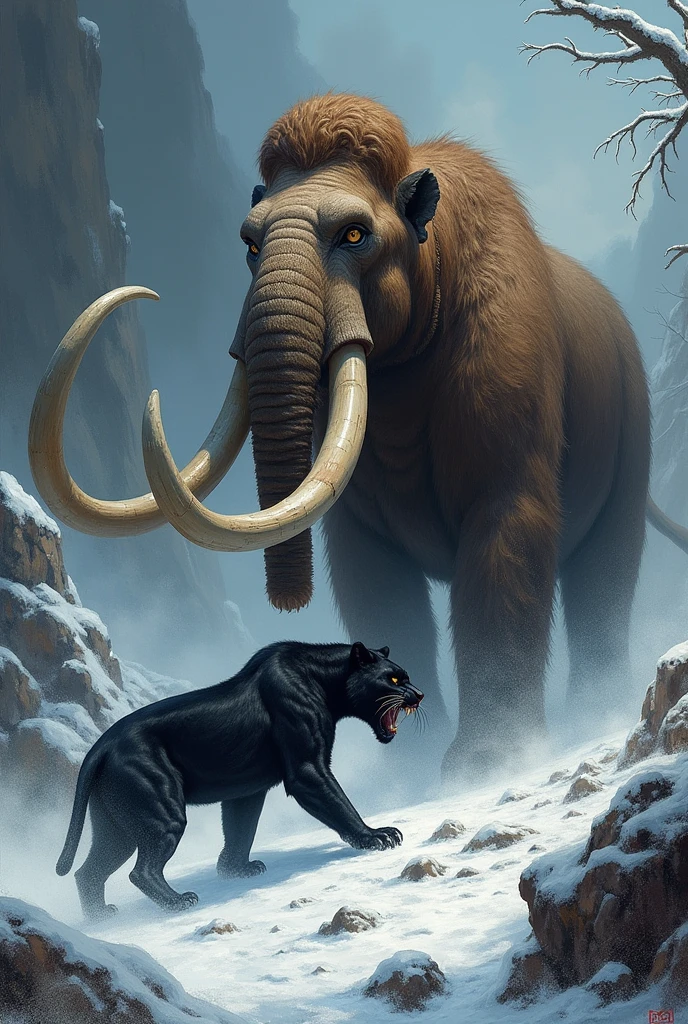 Mammoth killed black panther death other