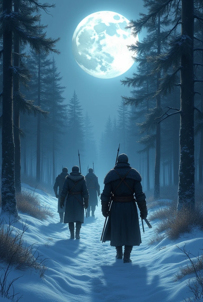 On a cold winter night in 1760, a group of hunters decided to go to war. Armed with spears and desperate courage, they ventured into the forest. The full moon illuminated the path, casting ominous shadows across the snow.