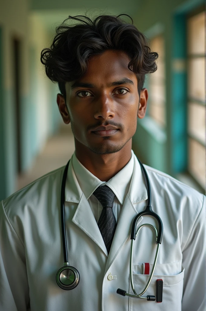 Craft a narrative about Arun, a young man from a struggling family, whose ambition and relentless effort lead him to success despite his humble beginnings. Highlight his perseverance, the mockery he faces, and how he eventually becomes a respected doctor in his village.