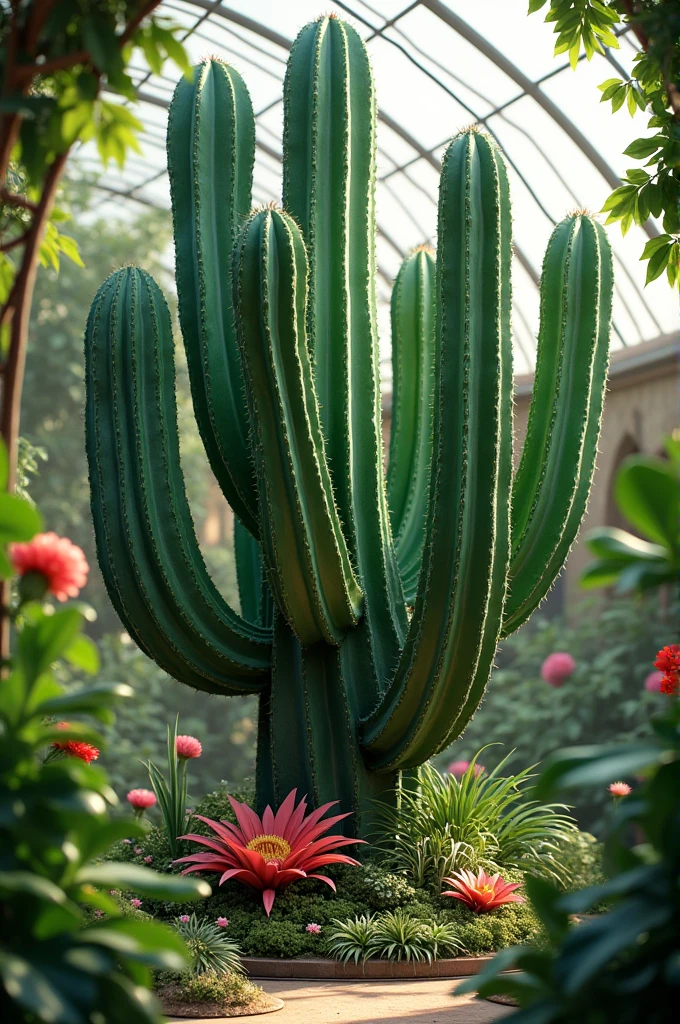 Big schlumbergera cactus with multiple branches