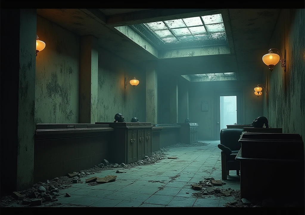 Create an entry from an empty bank,with no one with broken lights and everything burned