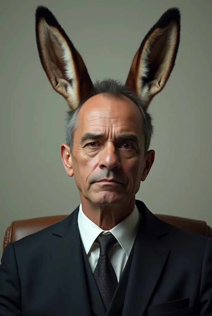 Alexandre de Moraes with donkey ears
