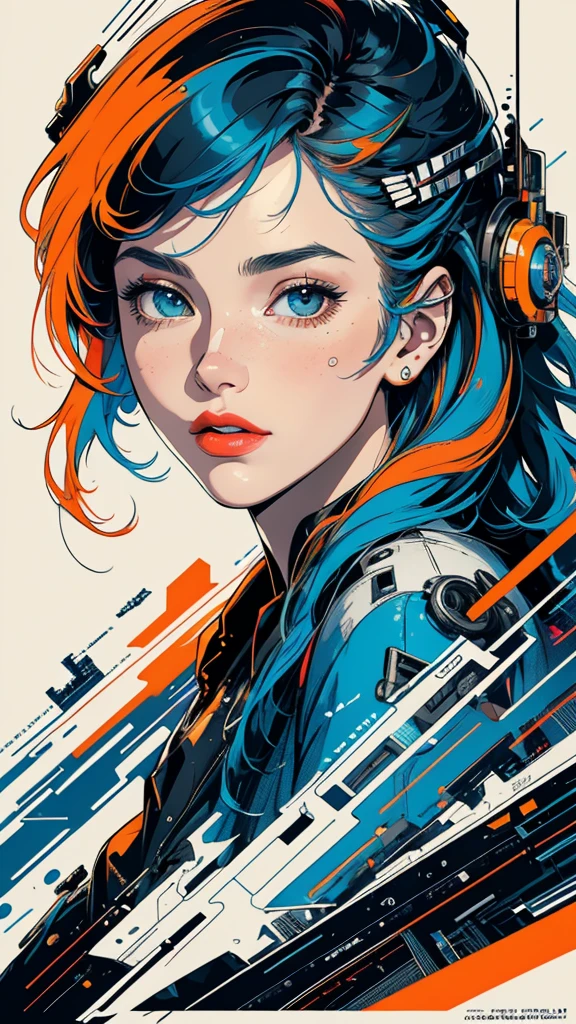 (((masterpiece, highest quality))),(((solo:1.2))),(((1girl:1.2))),32k wallpaper, very detailed, poster, vintage science fiction,(((((geometric cinematic movie poster))))),(((((bauhaus))))), shape,(((abstract))),(mid century modern),movie poster,(((((portfolio))))),(((((Close-up))))),(((((bust up))))),((((more various angle)))),(((highlight))),((((heterochromia)))),(((complete detailed face))),(((detailed futuristic machine))),(((most complecated machine))),unlimited colorful color scheme,(((Absolutely mechanic background)))