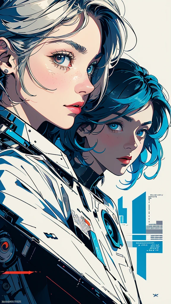 (((masterpiece, highest quality))),(((solo:1.2))),(((1girl:1.2))),32k wallpaper, very detailed, poster, vintage science fiction,(((((geometric cinematic movie poster))))),(((((bauhaus))))), shape,(((abstract))),(mid century modern),movie poster,(((((portfolio))))),(((((Close-up))))),(((((bust up))))),((((more various angle)))),(((highlight))),((((heterochromia)))),(((complete detailed face))),(((detailed futuristic machine))),(((most complecated machine))),unlimited colorful color scheme,(((Absolutely mechanic background)))