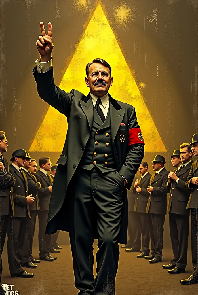 Bill Cipher Fucks Hitler