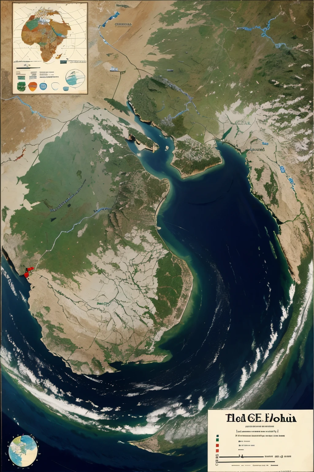 earth map after destryed poland,chech,ukraine,russia