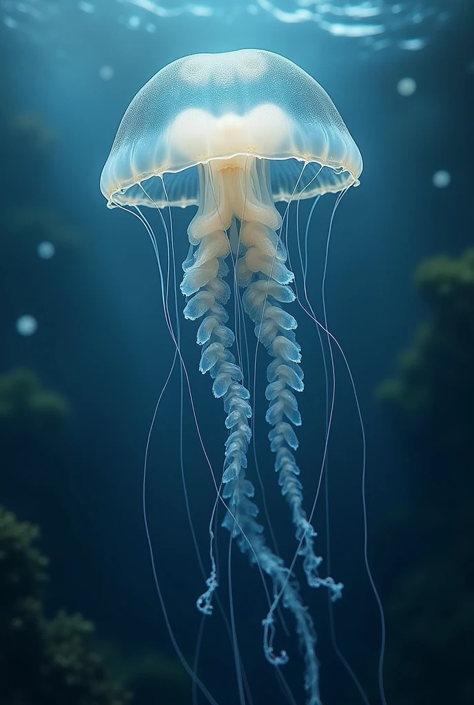 A real jellyfish for tattoo