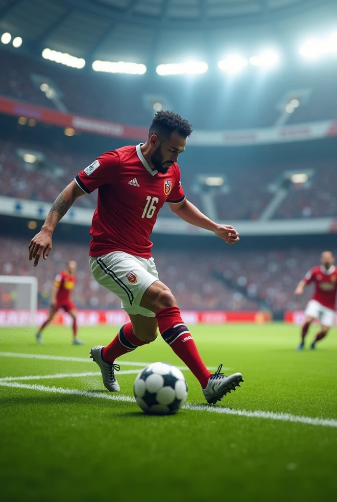 football jasy name Ariful number 16 for man and gool shoot