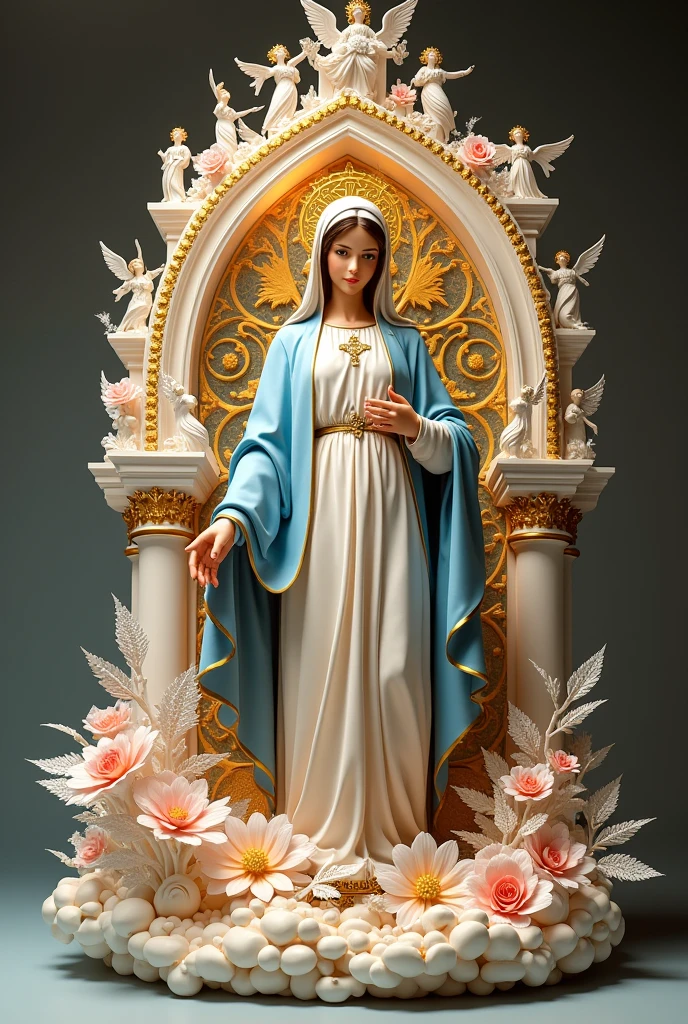 Creative pandol ideas For catholics church feast of mother mary