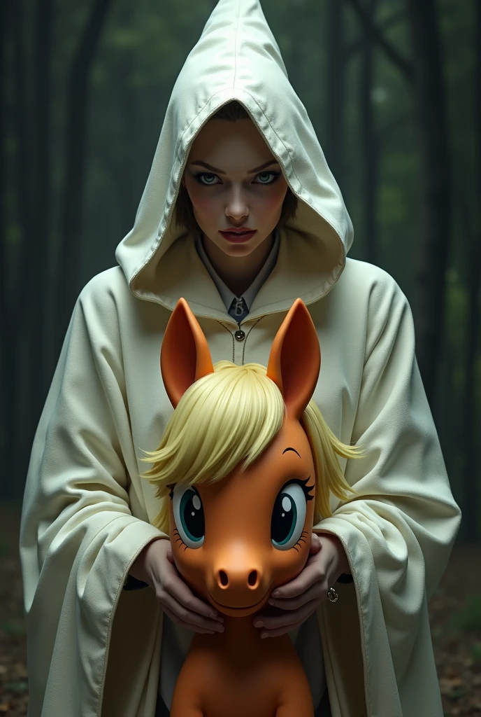 Applejack human as KKK female
