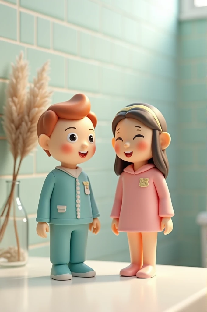 Make a picture of the dolls they put in public bathrooms to differentiate between men and women.