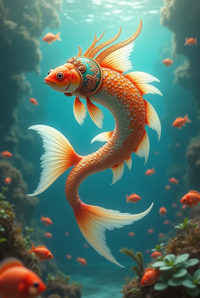 Arowana in costume