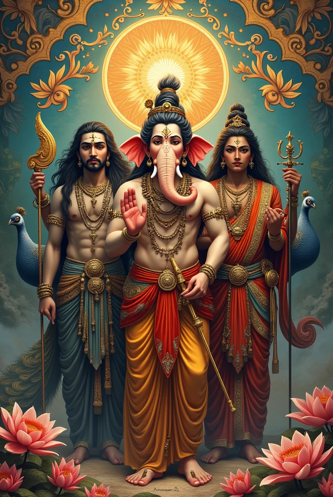 Mythological image for India which represents the diversity 