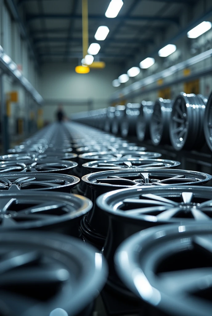 Manufacturing of aluminum rims. 6. Flexibility in Design.
• The ability to produce different wheel designs in batches allows manufacturers to adapt to market trends and customer preferences. This is especially important in the automotive industry., where customization and variety are key.