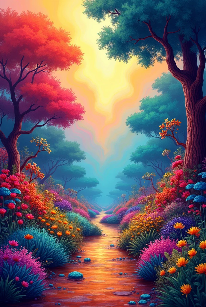 Add a colorful background
