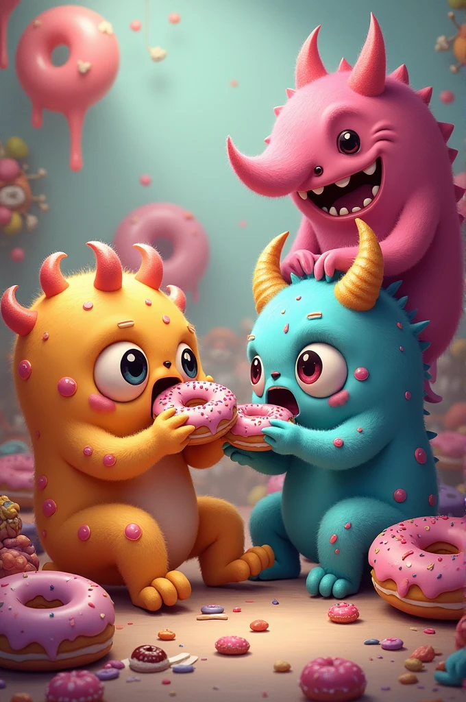 Monsters and Mini Donuts Characters