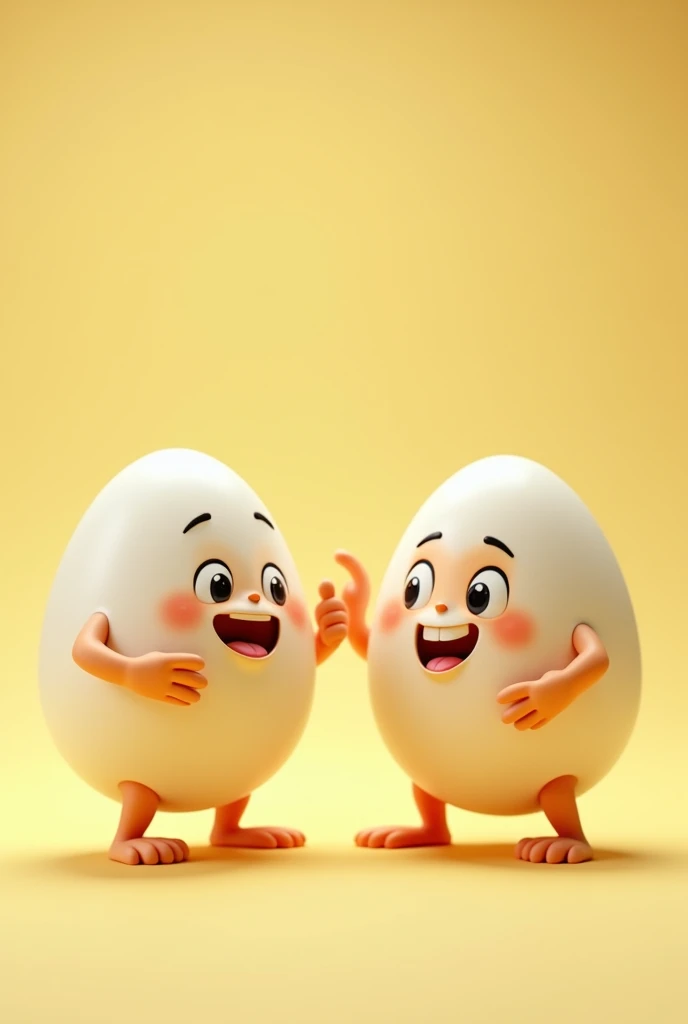Spawns two animated eggs chatting