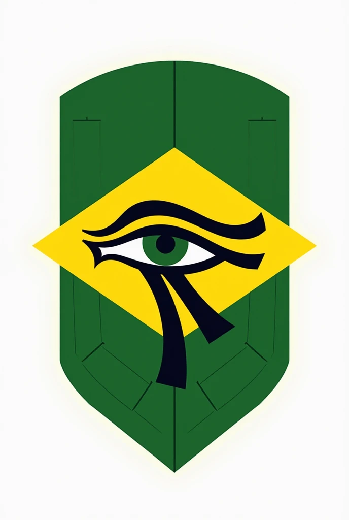 Eye of Horus Logo, the symbol of the aeronautics and the symbol of the infantry of Brazil 