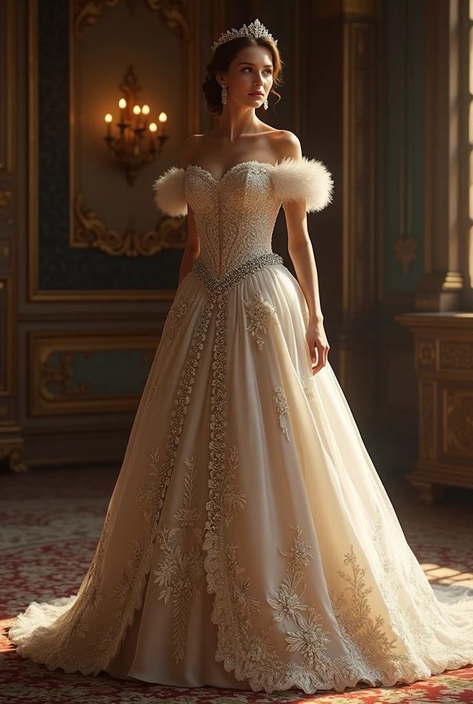 Elegant queen dress