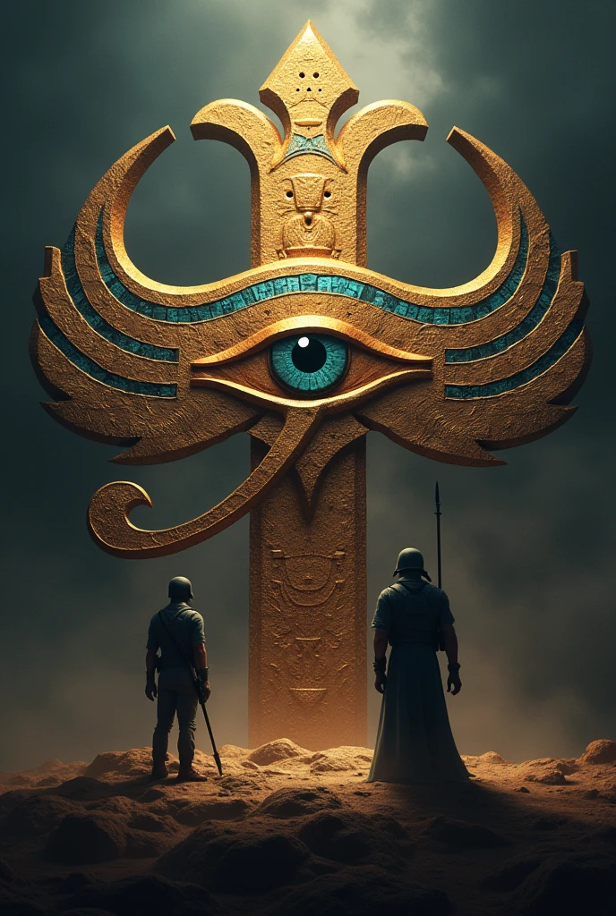 Eye of Horus with infantry symbol 