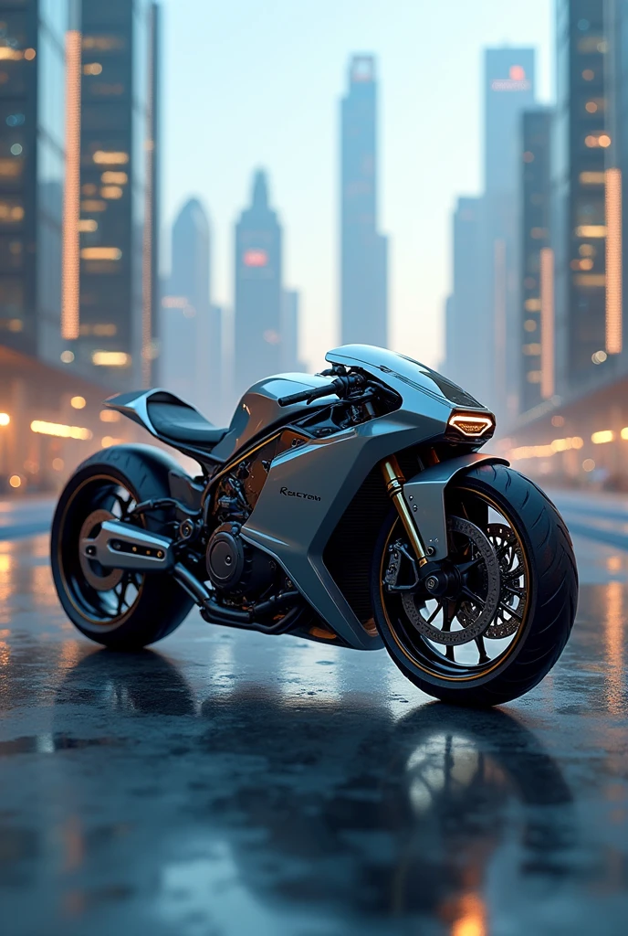 futuristic motorcycle