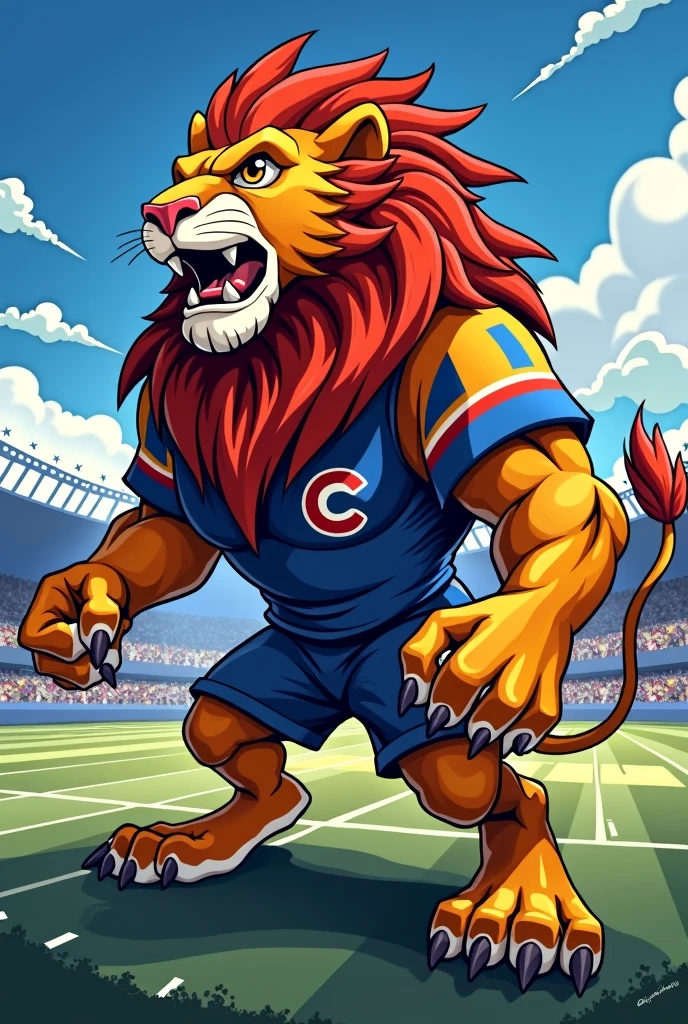 Mascot of the sport cartagines club 