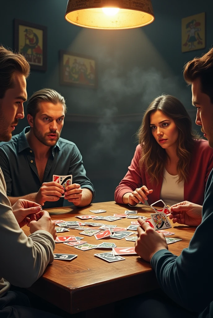 a deck of UNO NO MERCY card game