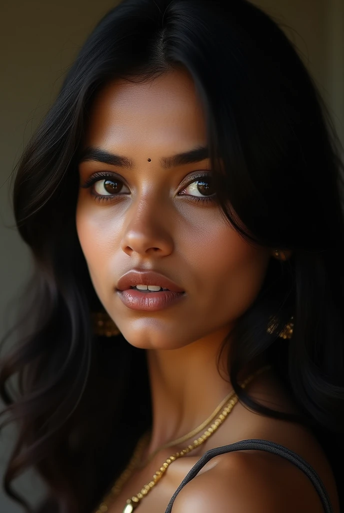Black tit indian girl