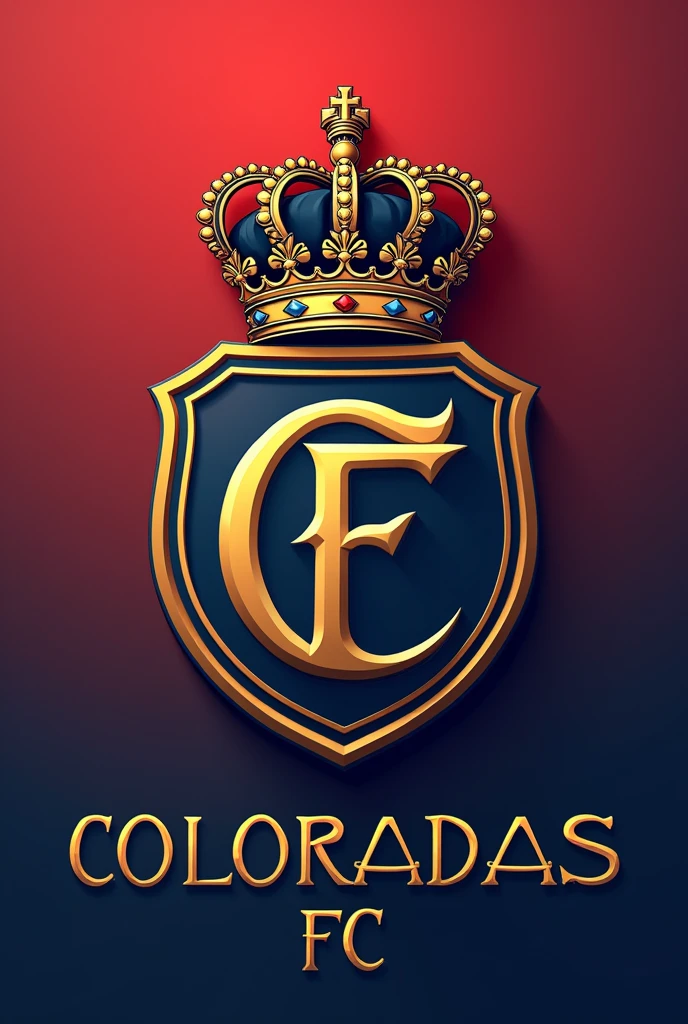 You have a football logo with a crown and the initials C and F and that says Coloradas FC below.