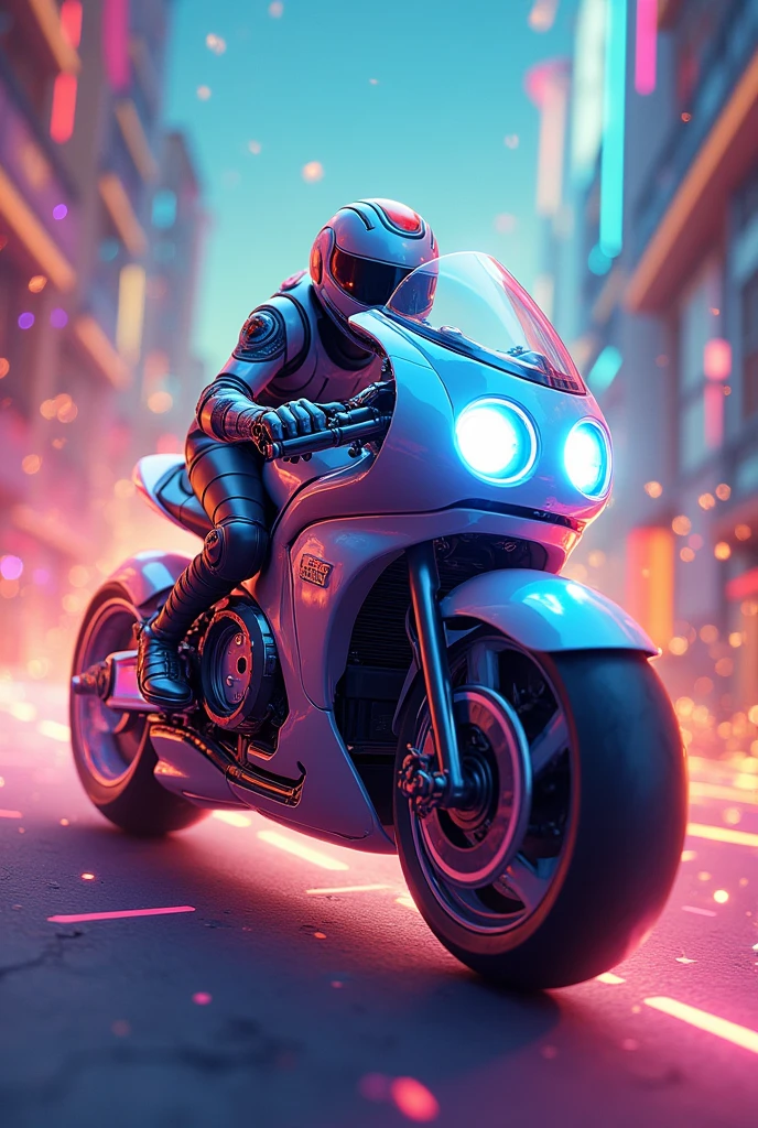 Disney pixer poster Vario motorbike