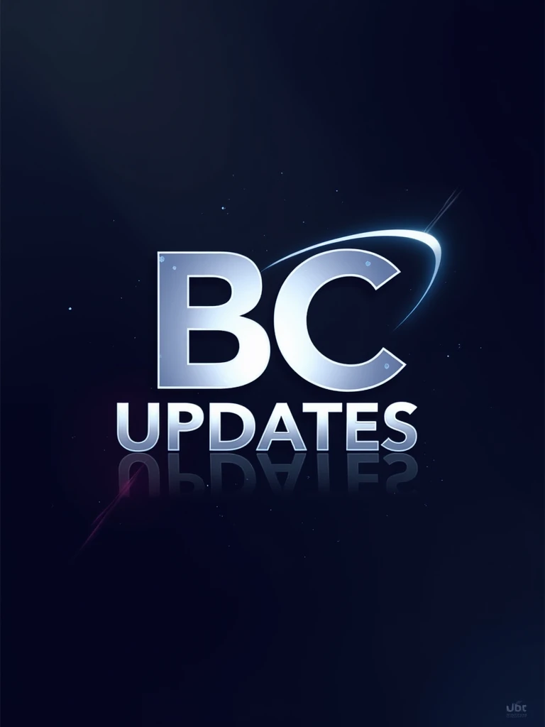 create a logo for news text "BC Updates"