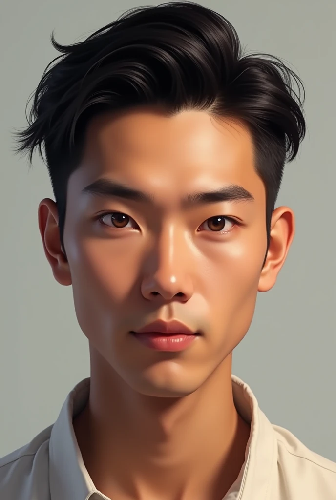 adult beautiful realístic asian man
