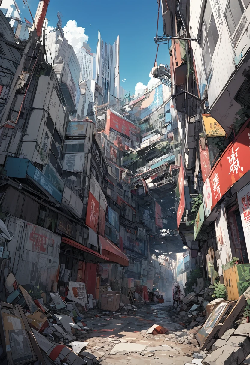 Shibuya 1000 years after the extinction of humanity