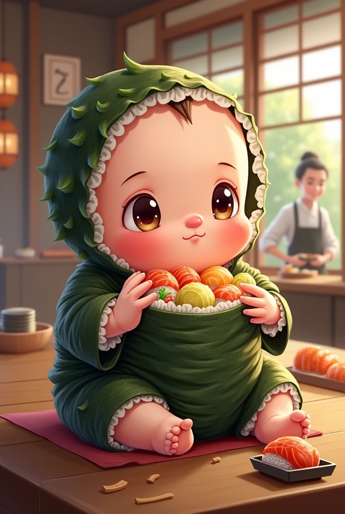 A sushi baby