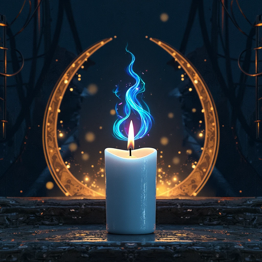 change the colour of the flame of the candle