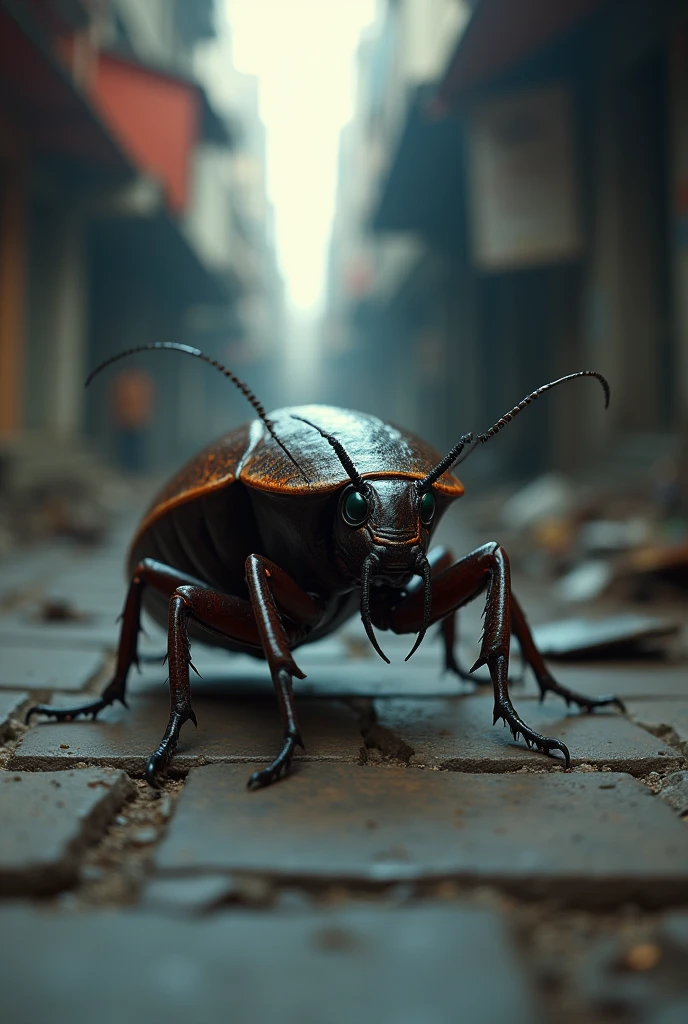 a cockroach 
