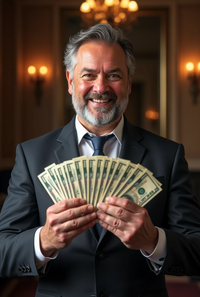  in hand money very reach man