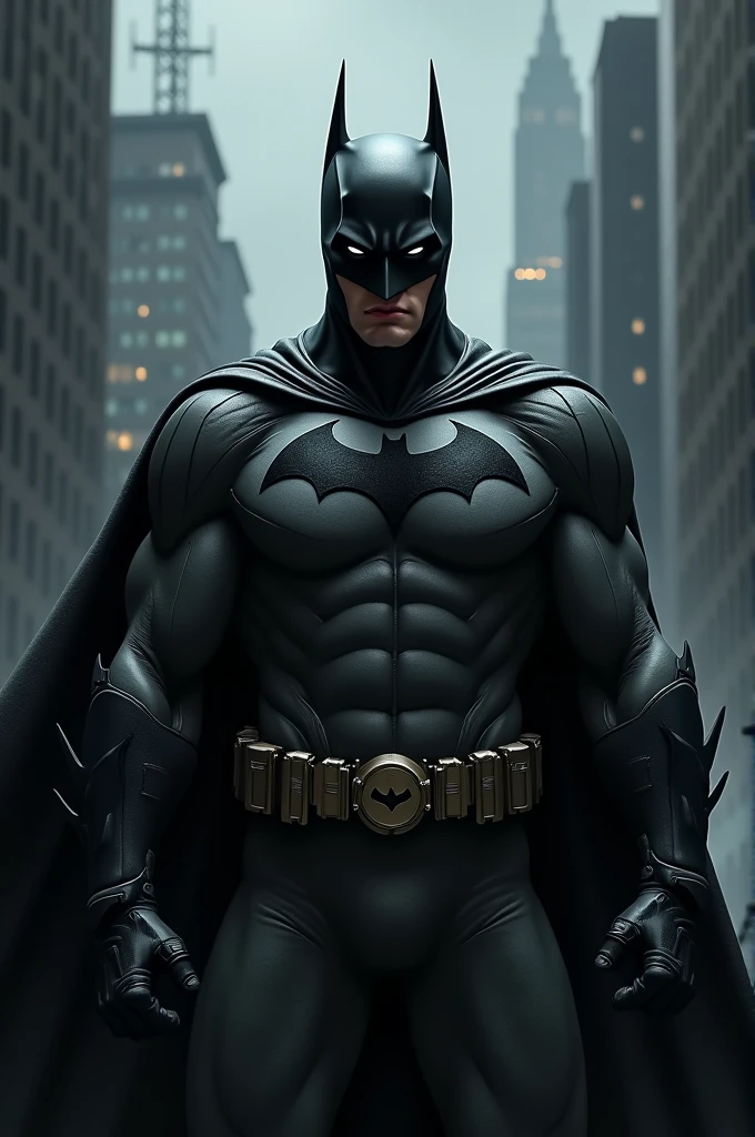 Create an intimidating image of Batman