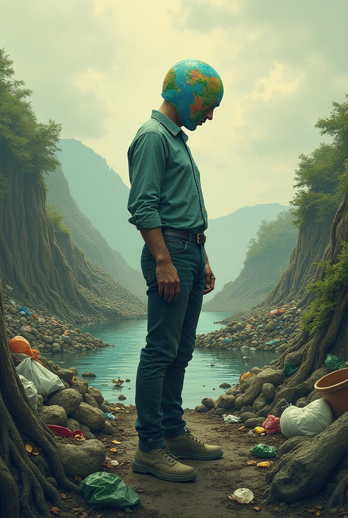 An image explaining why we should,have conscious waste disposal