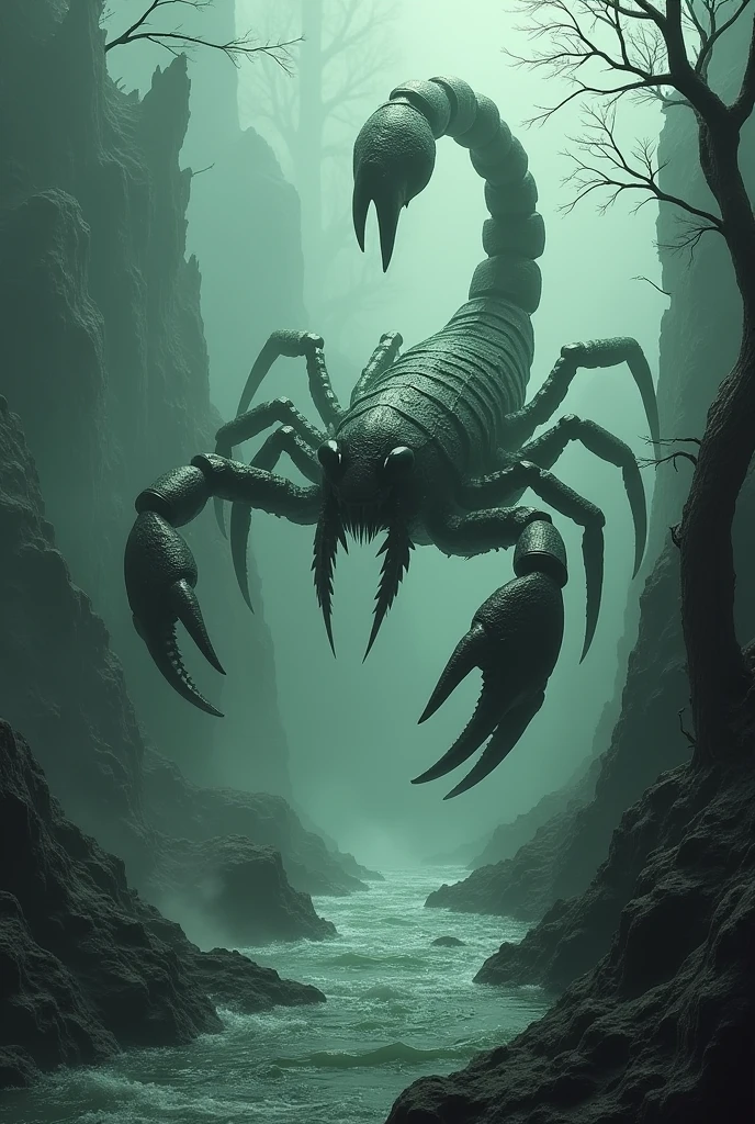 River Styx with Scorpion Monster 