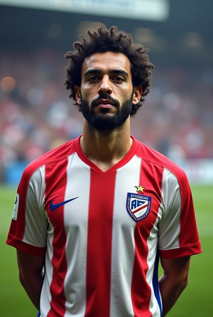Mohamed Salah with the Club Atlético Central Córdoba shirt