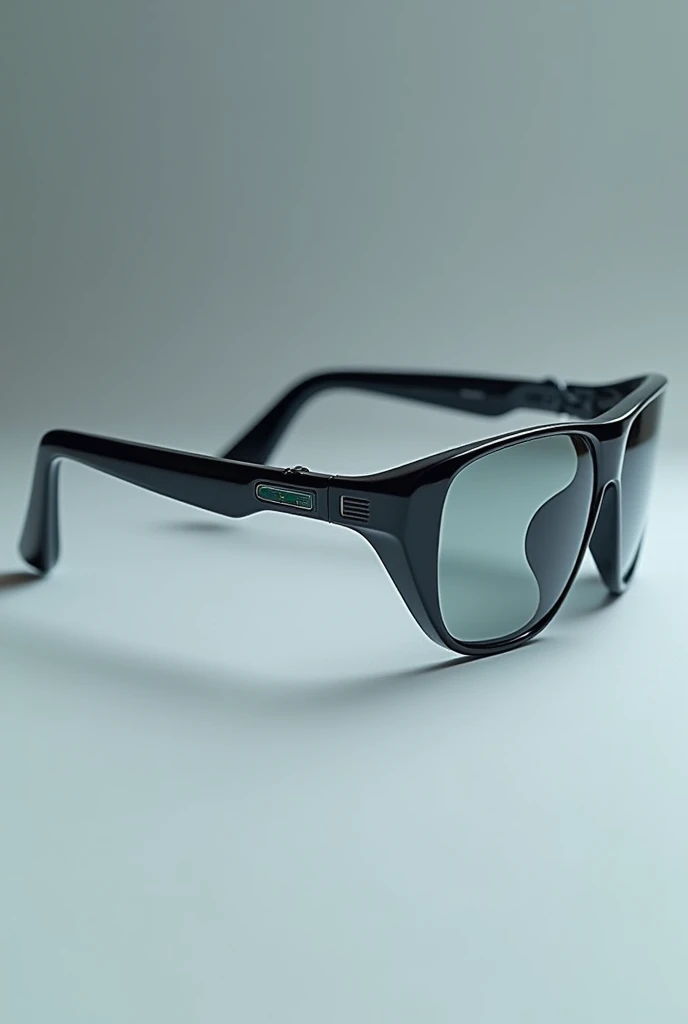Ergonomic glasses with a minimalist style and a touch of cyberpunk With front view For oval faces