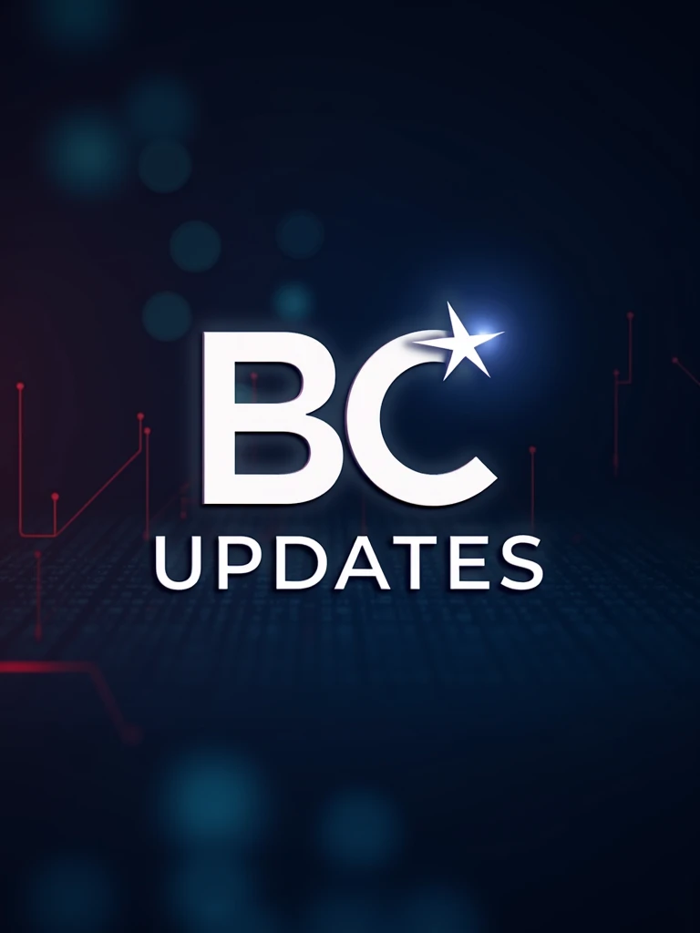 create a logo for news text "BC Updates"