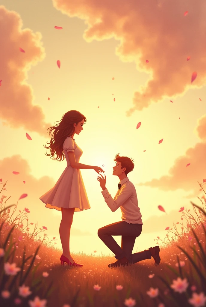 Do you want to marry me?, and live in love forever 